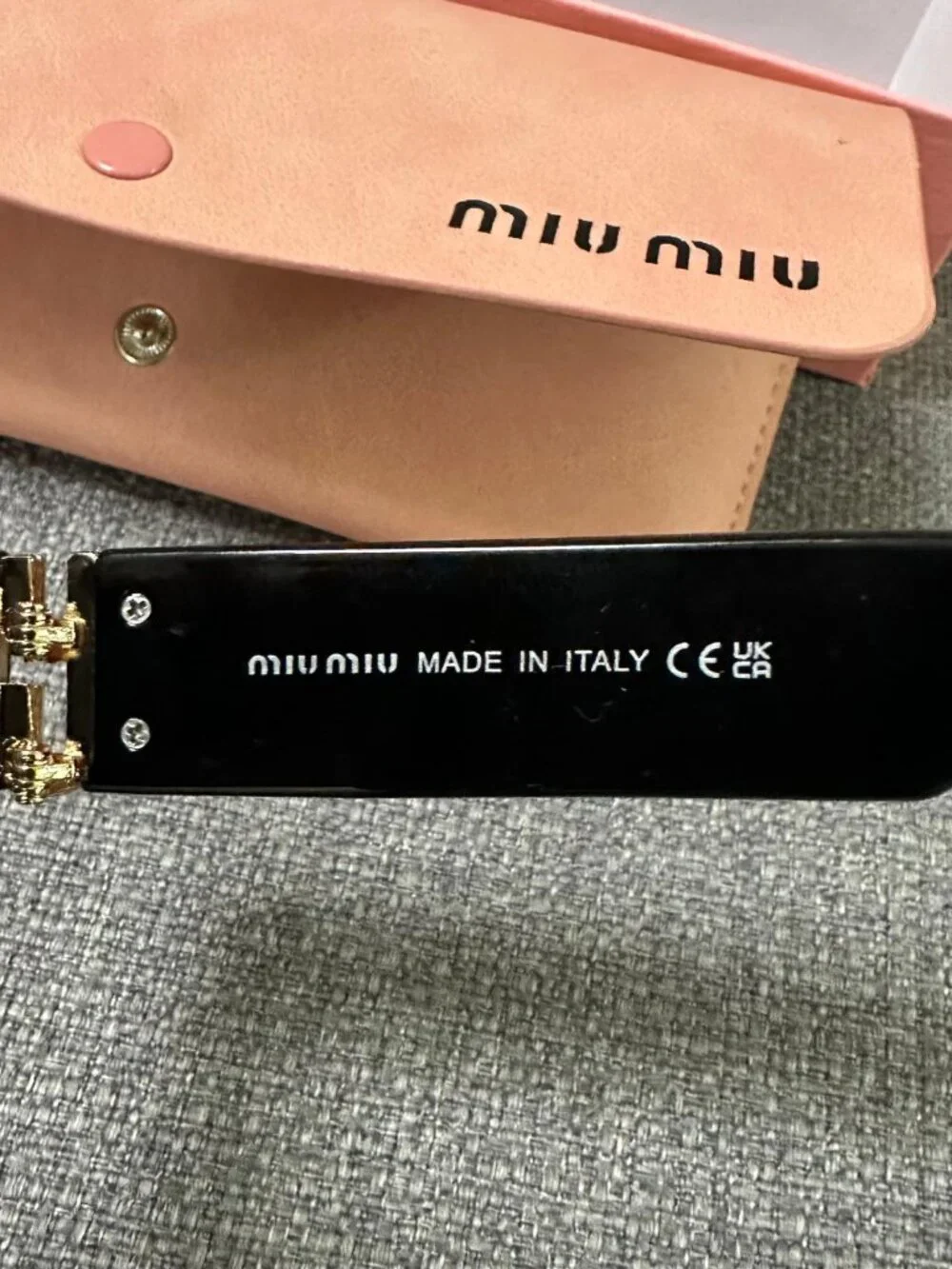 Black Miu Miu Sunglasses